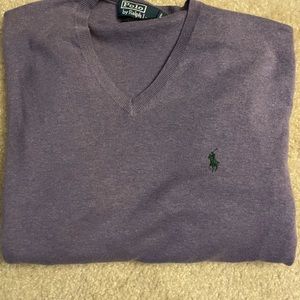 Purple Polo Sweater